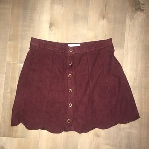 Kendall & Kylie small scalloped shirt